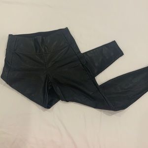 Faux Black Leather leggings
